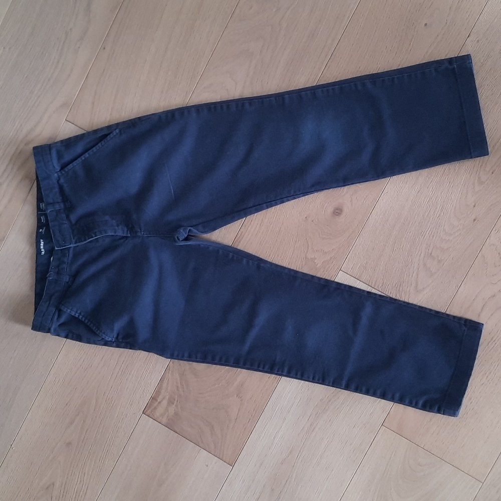 Old Navy Boys Chino Pants Age 12 in Navy Blue